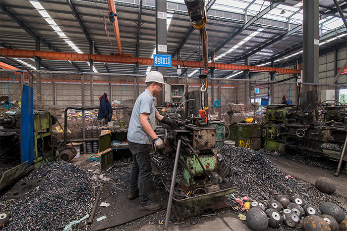 安顺网架配件-螺栓球加工车间